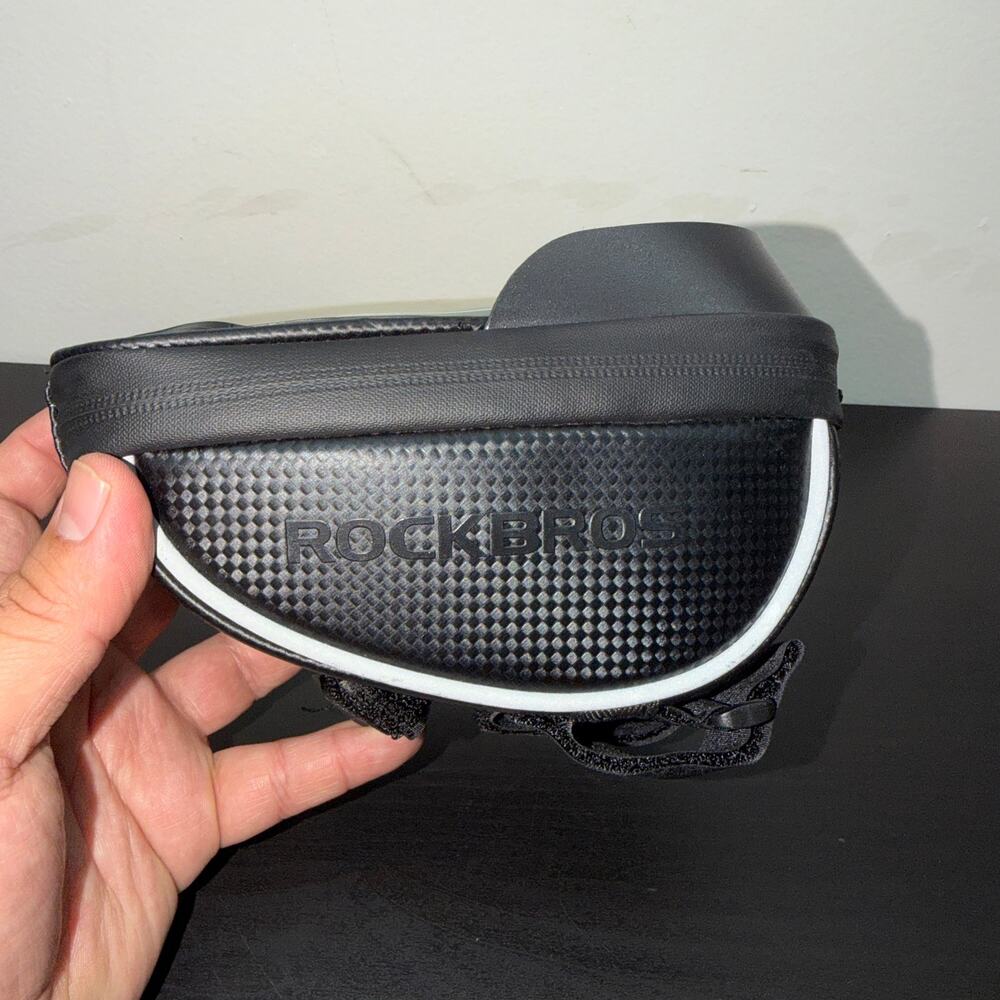 ROCKBROS Bike Handlebar Phone Bag Waterproof Front Frame Top Tube